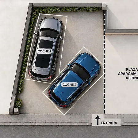 Apartamento Amplio Familiar Con Parking Privado En Pleno Centro De *